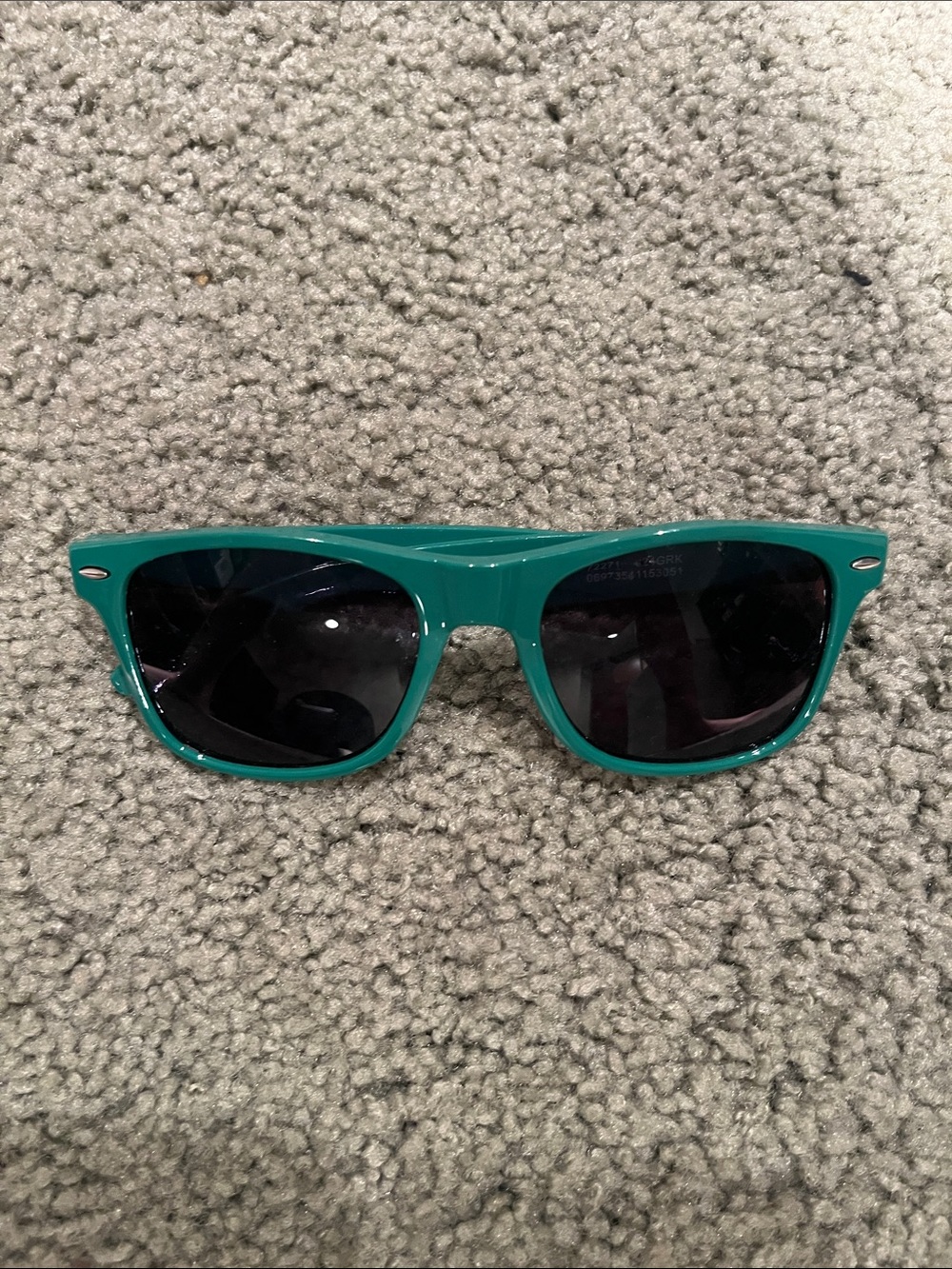 NBA Teal Frame Black Lens Sunglasses